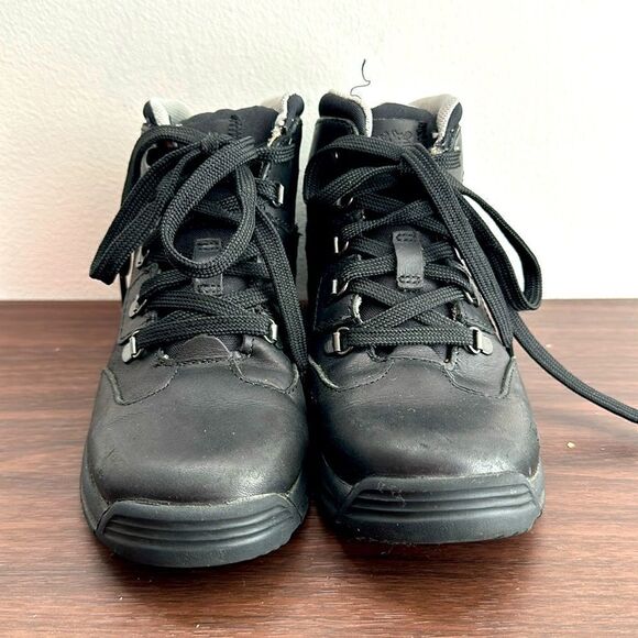 Timberland Earthkeepers Black Leather Boots Sz 1.5 - Picture 4 of 7